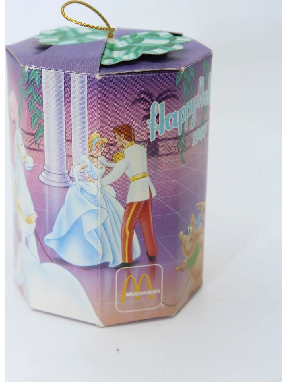 80s 90s Disney 6 EMPTY BOXES from Christmas Ornaments McDonalds Happy Meal Toys